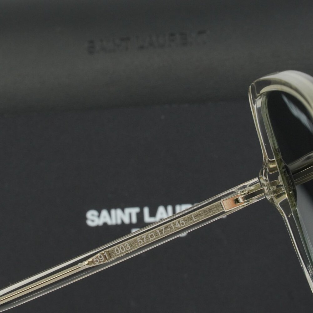 Saint Laurent SL591 003 Square Sunglasses - Beige - Picture 5 of 8